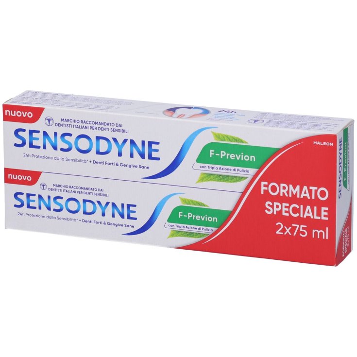 Dentifricio  F-Previon Sensodyne 2x75ml