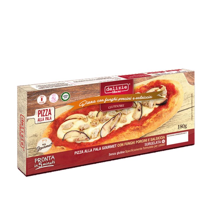 Pizza Alla Pala Porcini/Salsiccia Delizie Libere® 180g