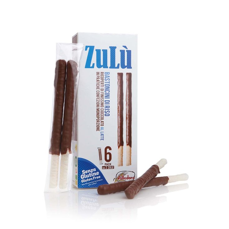 ZuLù Bastoncini di Riso con Cioccolato al Latte 140g