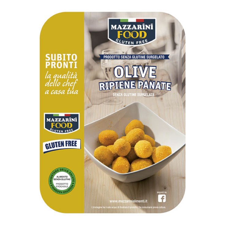 Olive Panate Ripiene di Carne Mazzarini Food 200g