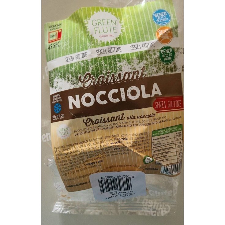 Croissant Alla Nocciola Green Flute 3x80g