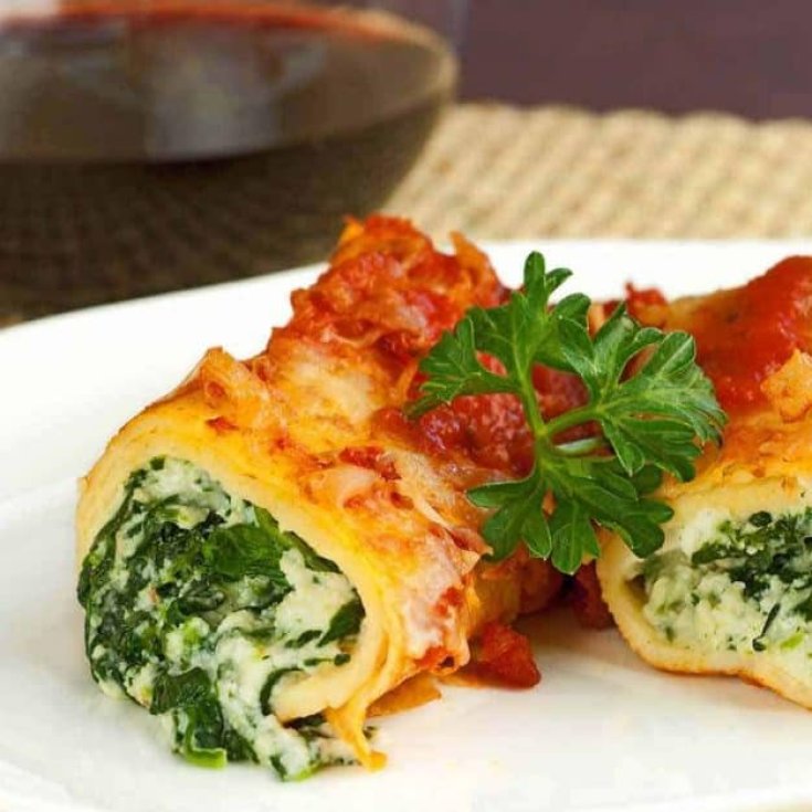 Cannelloni Ricotta & Spinaci Con Sugo Pomodoro & Basilco Oplà Che Bontà 300g