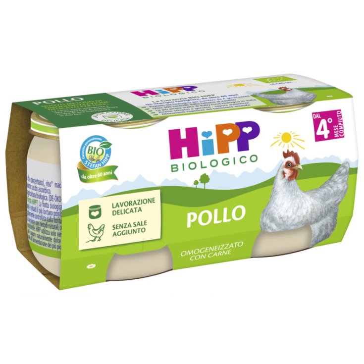 Omogeneizzato Pollo Hipp Biologico 2X80g