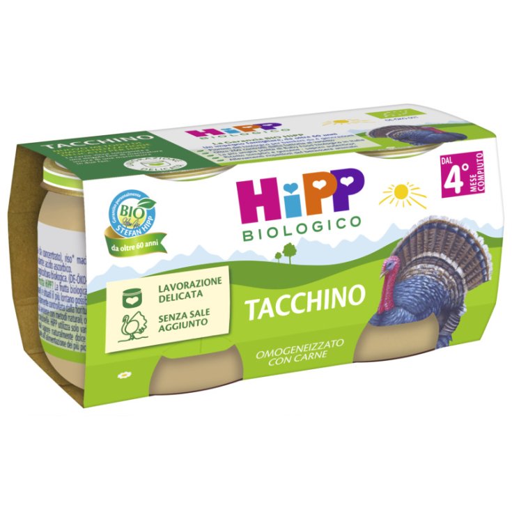 Omogeneizzato Tacchino Hipp Biologico 2X80g