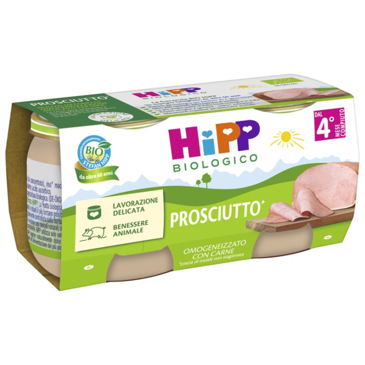 Omogeneizzato Prosciutto Hipp Biologico 2X80g