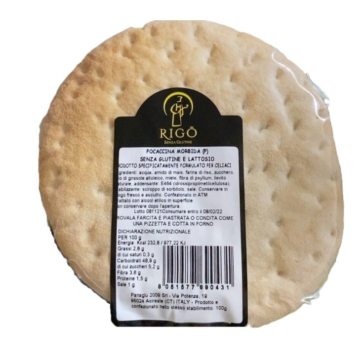 Focaccina Morbida RIGÒ 100g