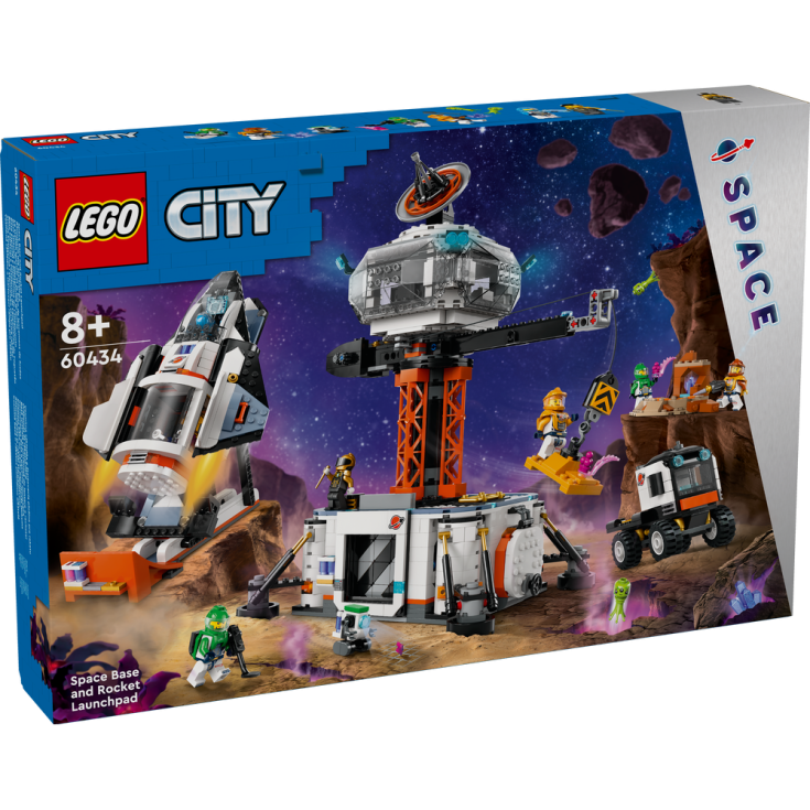 LEGO CITY SPACE Base spaziale e piattaforma di lancio