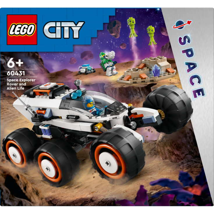 LEGO CITY SPACE Rover esploratore spaziale e vita aliena