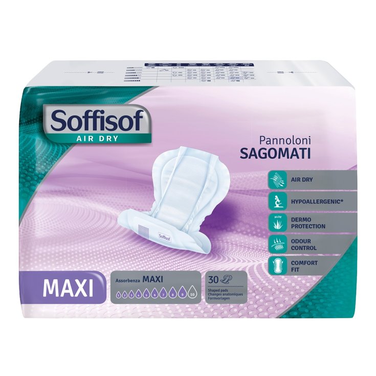 Pannolone Sagomato Maxi Soffisof Air Dry 30 Pezzi