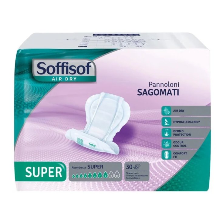 Pannolone Sagomato Super Soffisof Air Dry 30 Pezzi