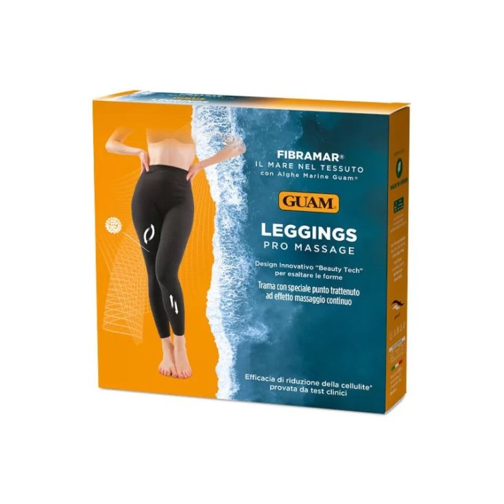 Leggings Pro Massage Nero Tg.L/XL GUAM