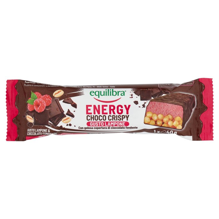 Energy Choco Crispy Lampone&Cioccolato Equilibra® 40g