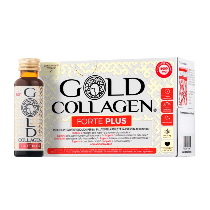 GOLD COLLAGEN® FORTE PLUS 10 Flaconcini