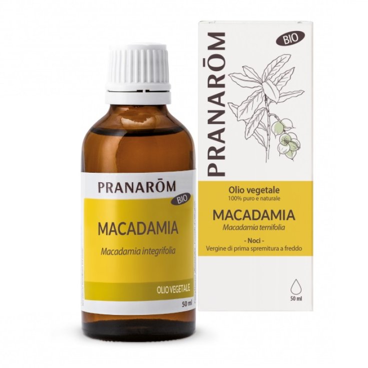 Olio di Macadamia Olio Vegetale PRANARÕM 50ml