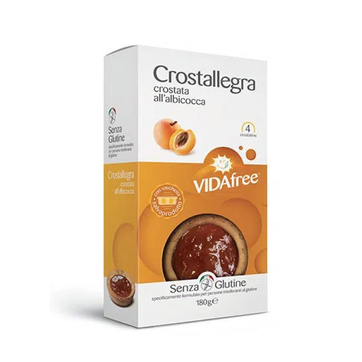 Crostallegra All'Albicocca Vidafree 180g