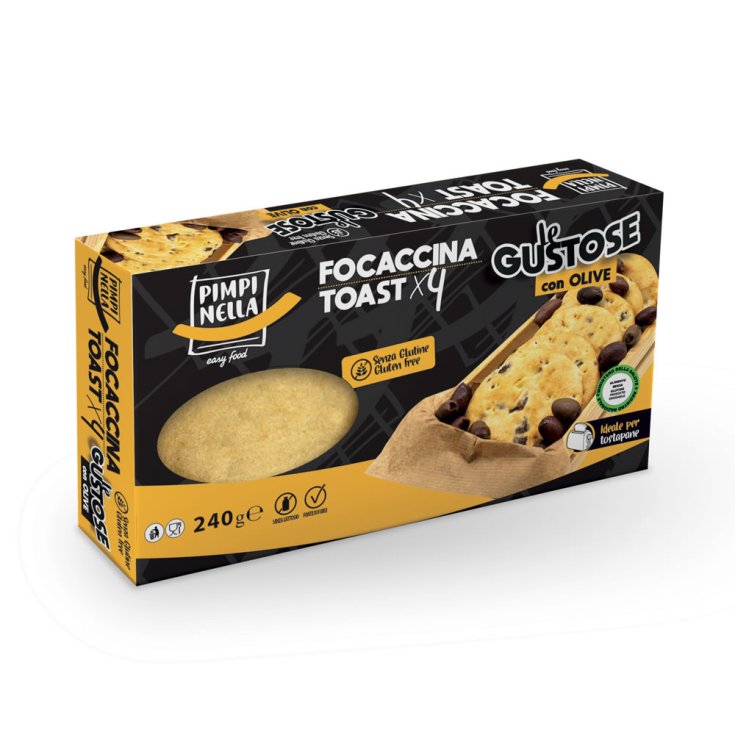 Focaccina Toast Le Gustose con Olive Pimpinella 240g