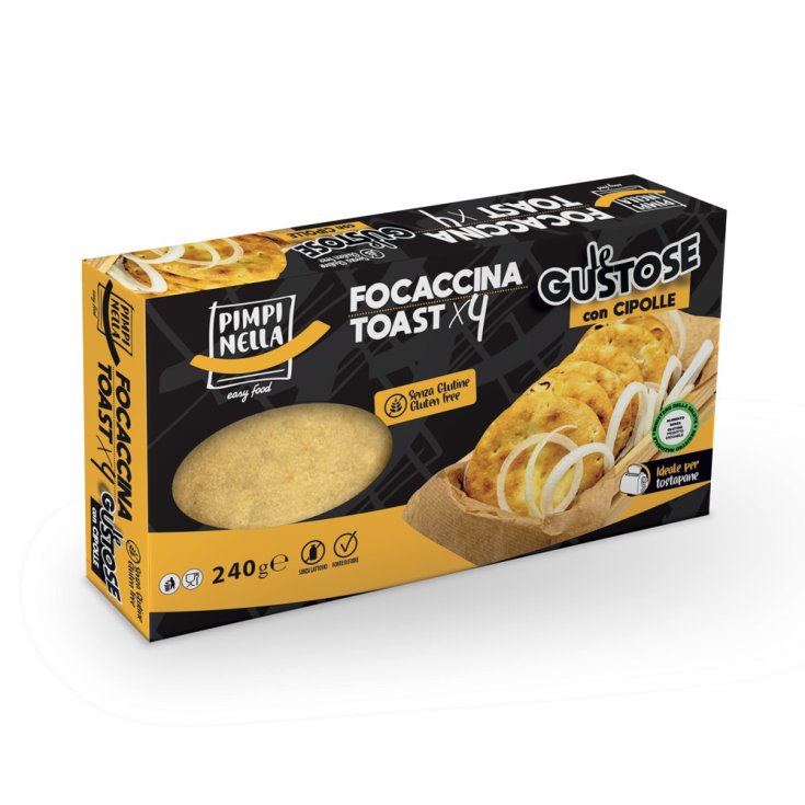 Le Gustose Focaccina Toast Con Cipolle Pimpinella 240g