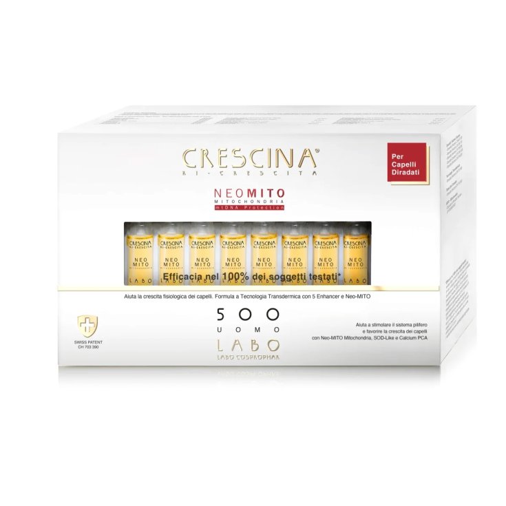 Crescina Ri-Crescita Neo Mito 500 Uomo 40 Fiale