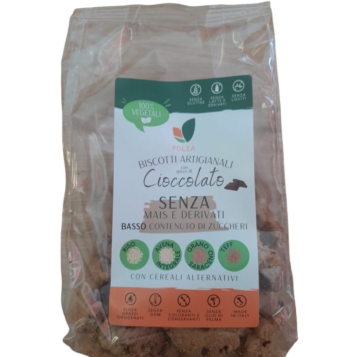 Biscotti Artigianali Con Gocce Di Cioccolato Folea 250g