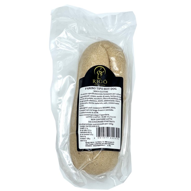 Panino Tipo Hot Dog Rigo' 95g