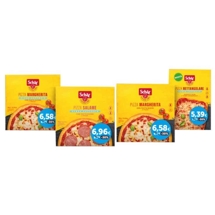 Pizza Margherita Duo Lactose Free Frozen Schär 700 G Promo