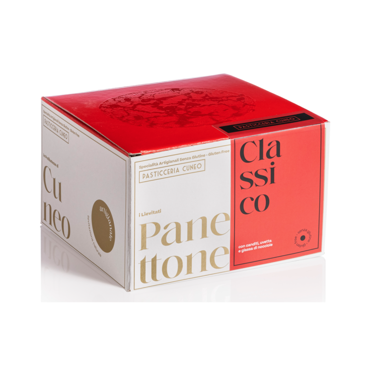 Panettone Classico Mandorle E Canditi Pasticceria Cuneo 800g