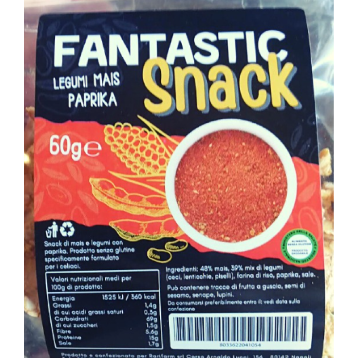 Legumi Mais Paprika Fantastic Snack 60g