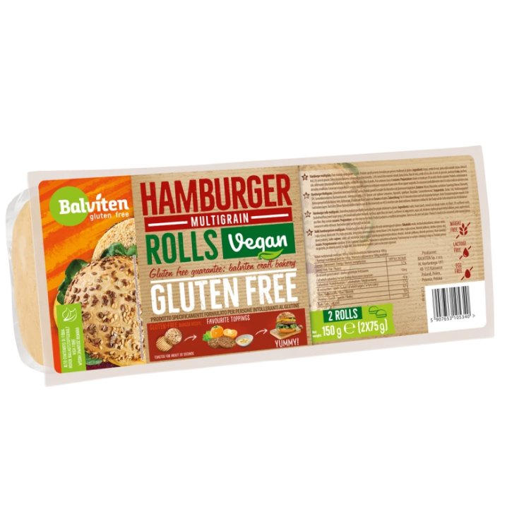 Hamburger Multigrain Rolls Vegan Balviten 150g