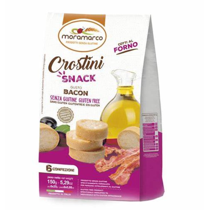 Crostini Snack Al Bacon Moramarco 150g