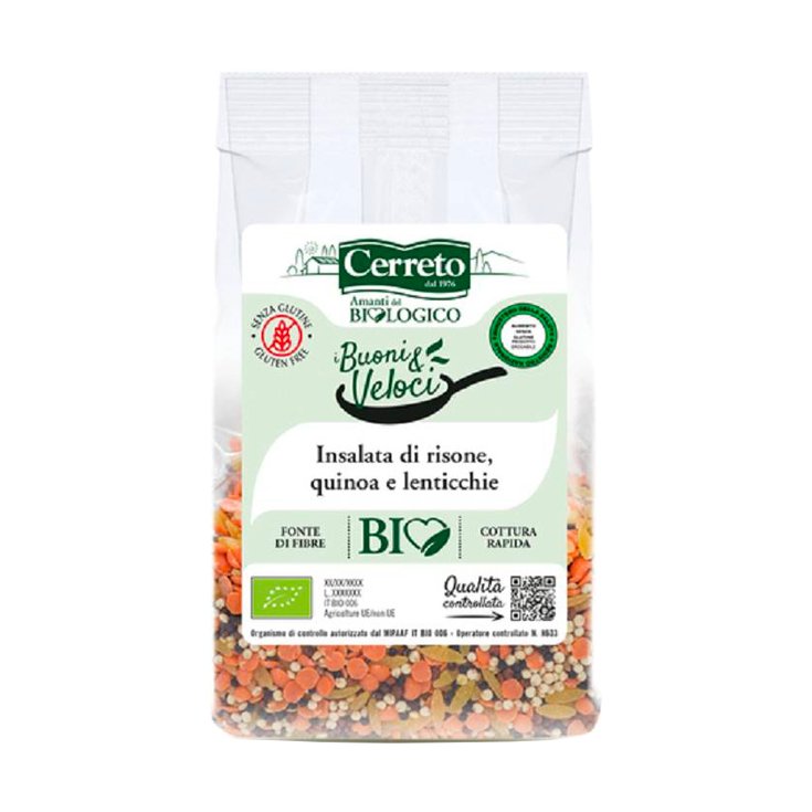 Insalata Di Risone Quinoa E Lenticchie Cerreto Bio 140g