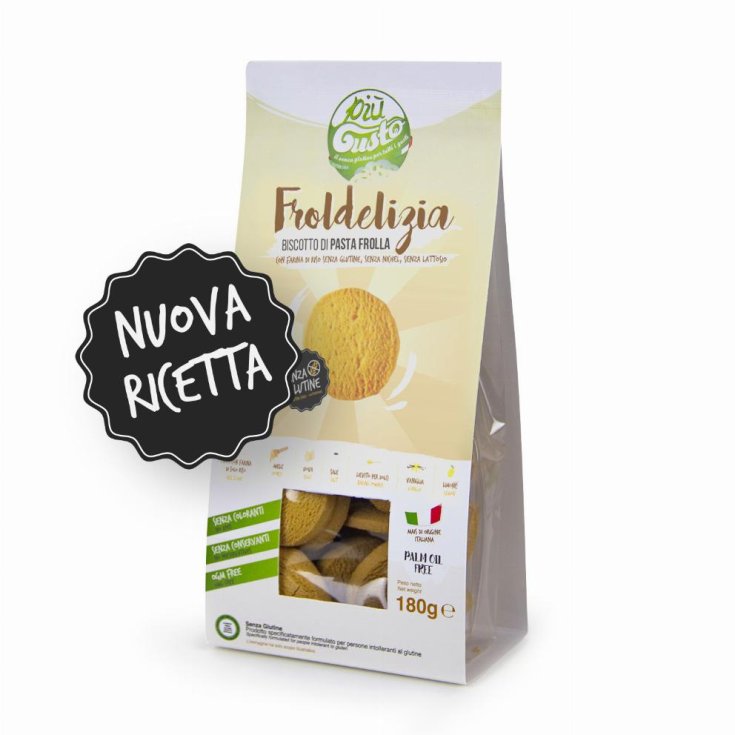 Froldelizia Biscotti Di Pasta Frolla Rotondi Piu' Gusto 180g