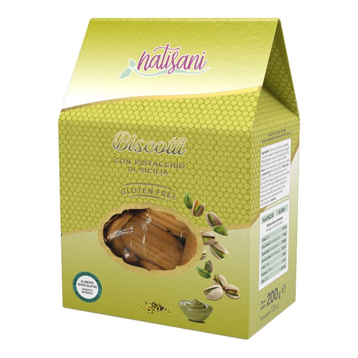 Biscotti Pistacchio Sicilia Natisani 200g