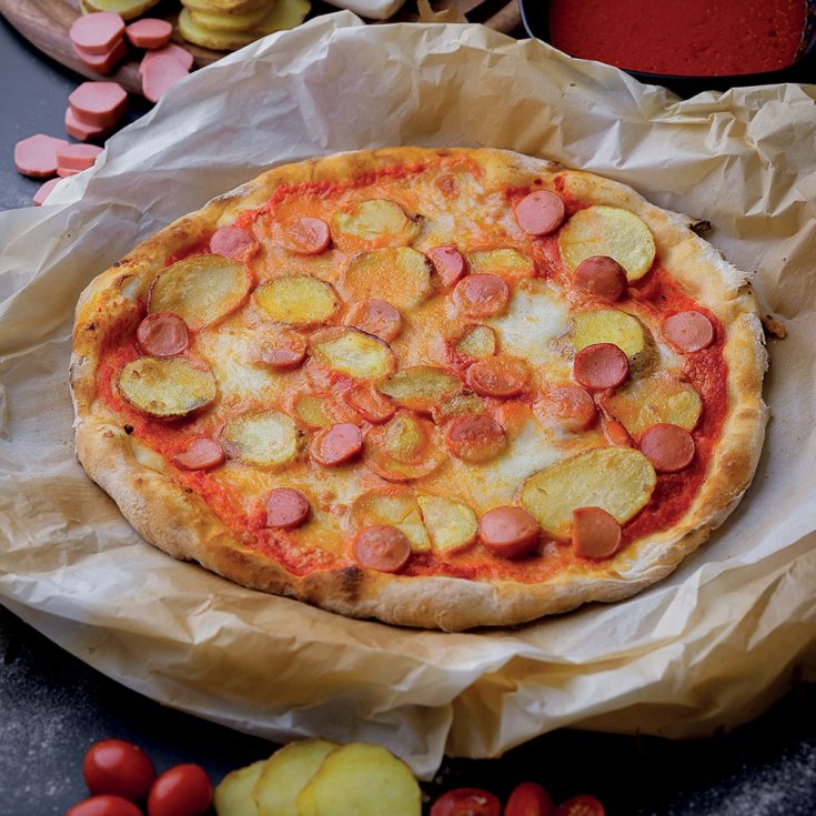 Pizza Wurstel E Patatine Rottura Food 400g