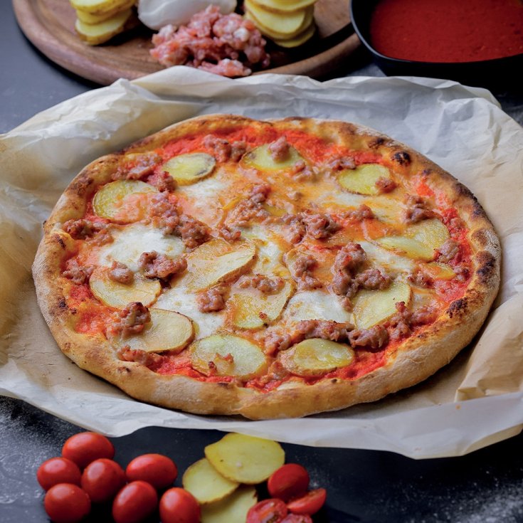 Pizza Salsiccia E Patate Rottura Food 450g