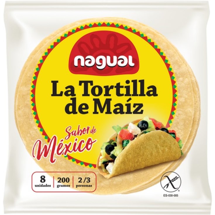 La Tortilla Messicana Gialla Nagual 200g (8x25g)