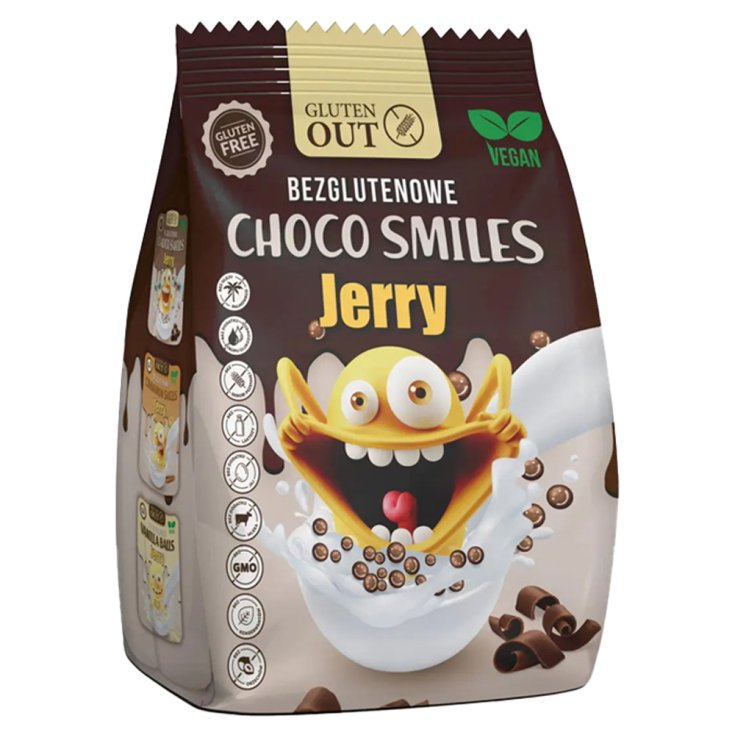 Gluten Out Choco Smiles Jerry 375g