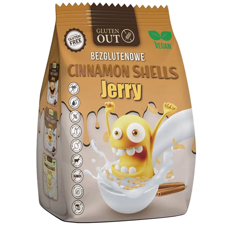 Gluten Out Cinnamom Shells Jerry 375g