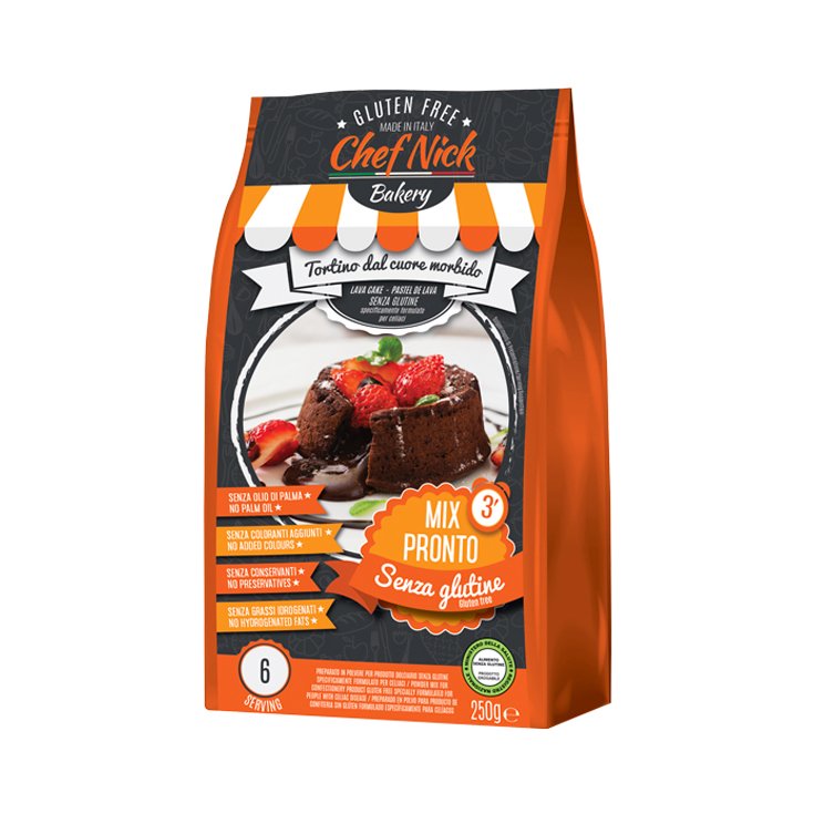 Mix Pronto Per Tortino Cuore Morbido Chef Nick 250g