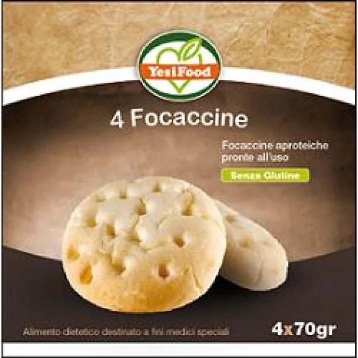 Focaccine Aproteiche Yesi Food 4x70g