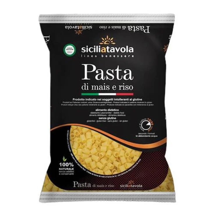 Pasta Mais E Riso Ditalini Rigati SiciliAtavola 400g