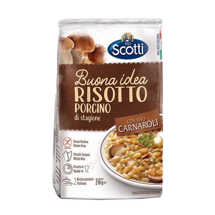 Risotto Porcino Di Stagione Senza Glutine Scotti 210g