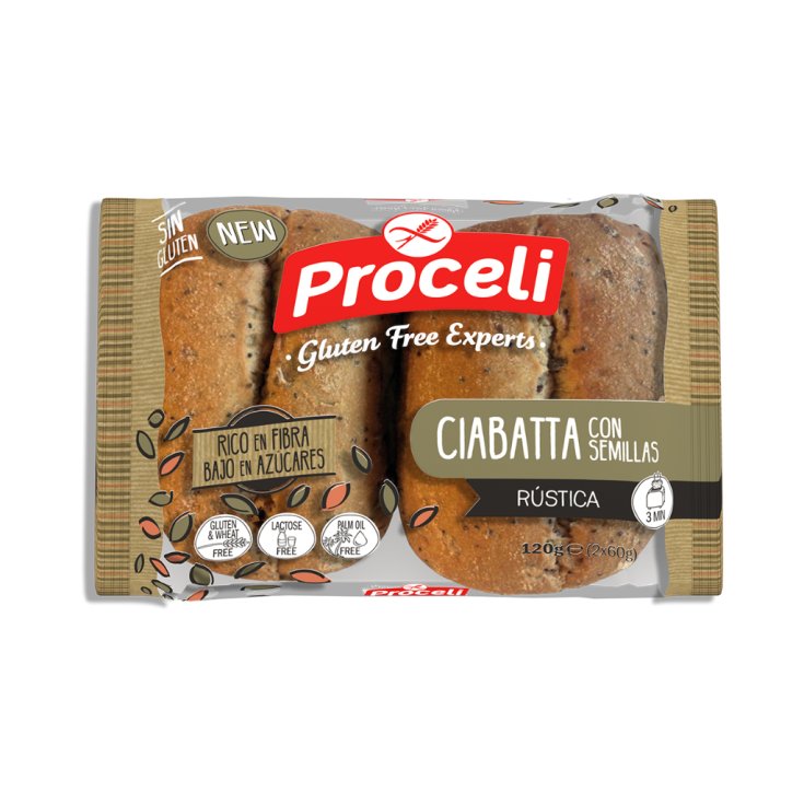 Ciabatta Rustica con Semi Proceli 120g