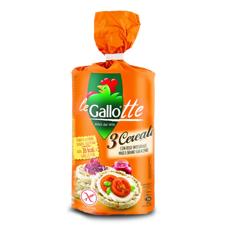 Gallotte 3 Cereali Riso/Mais/Grano Saraceno 100g