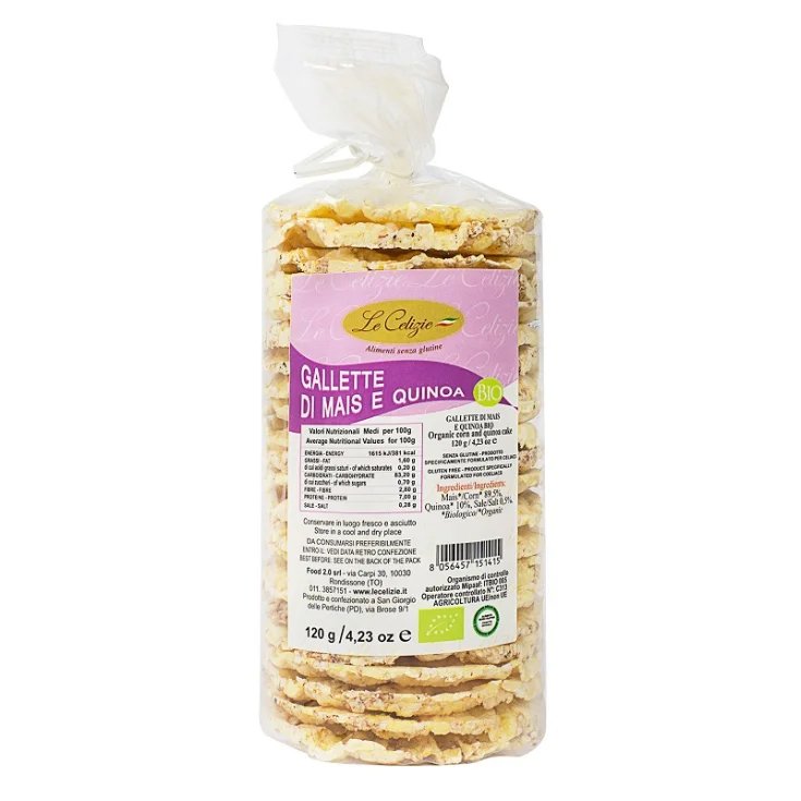 Gallette Di Mais E Quinoa Bio Le Celizie 120g