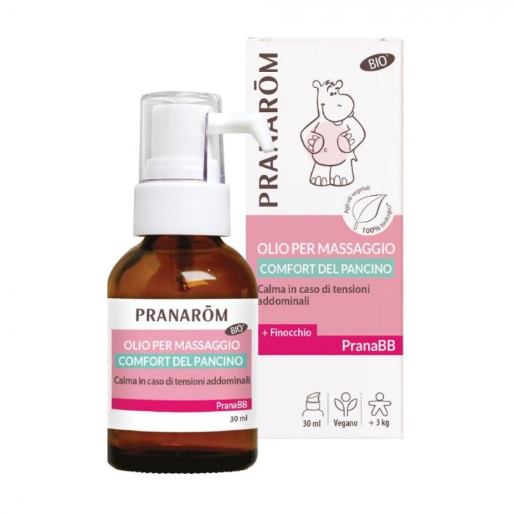 Olio per Massaggio Comfort del Pancino PranaBB Pranarõm 30ml