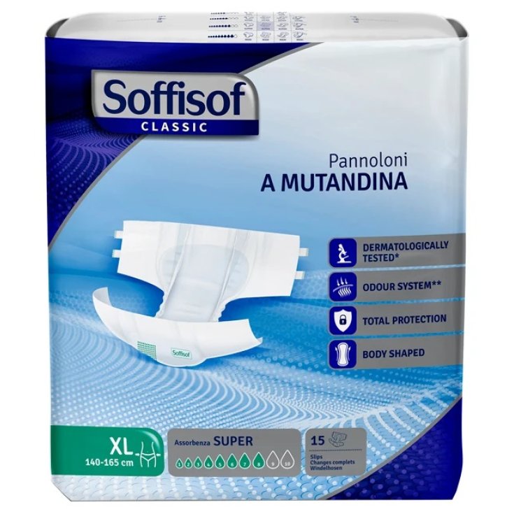 Pannolone a Mutandina Super Tg.XL Soffisof Classic 15 Pezzi