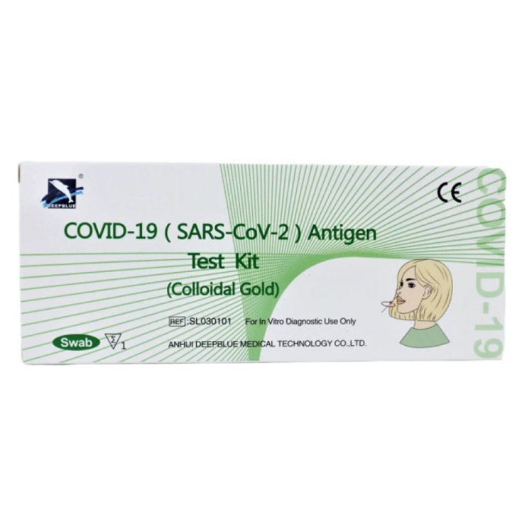 Covid 19 Antigen Kit Test Deep Blue