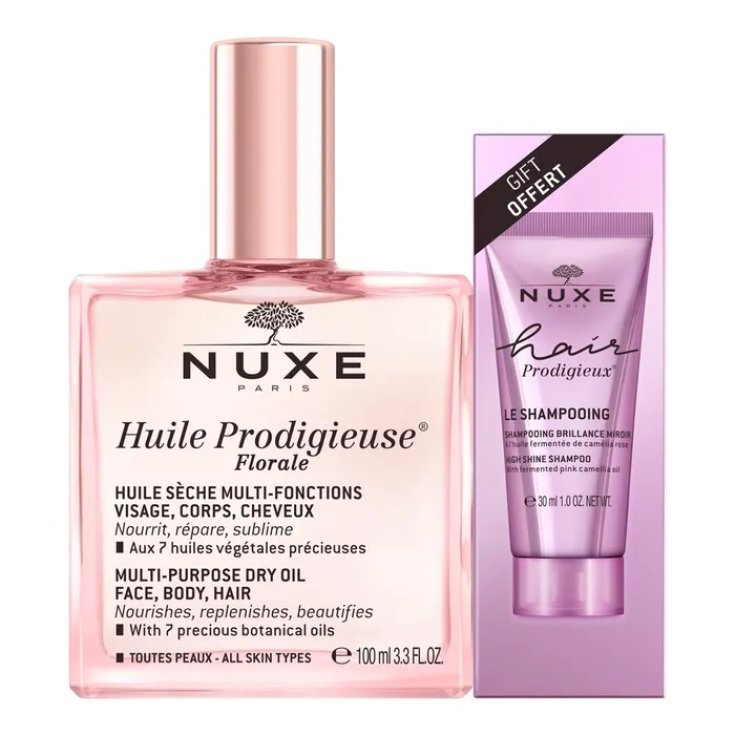 Huile Prodigieuse Florale 100ml + Shampoo 30ml Nuxe 