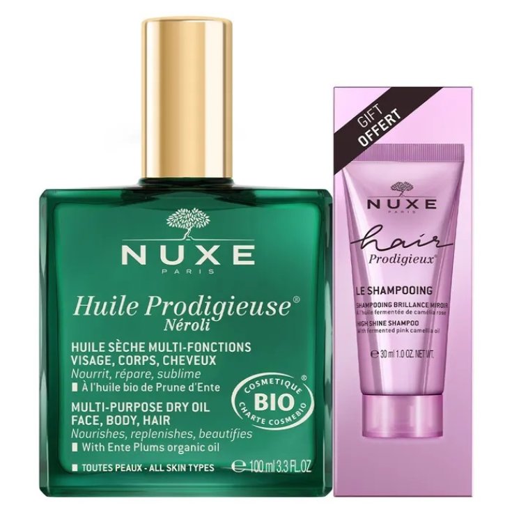 Huile Prodigieuse Neroli 100ml + Shampoo 30ml Nuxe