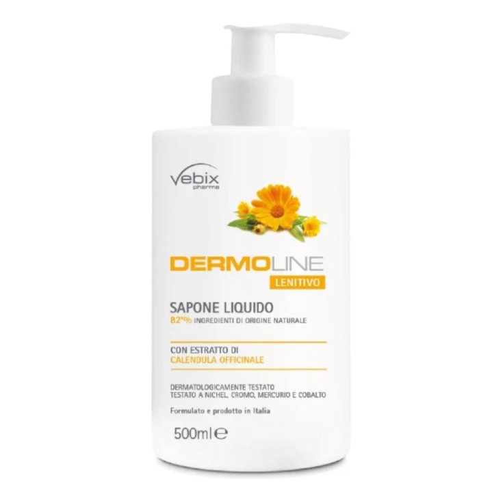 Sapone Liquido alla Calendula Dermoline Vebix 500ml